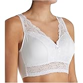 Rhonda Shear Womens Pin-up Lace Leisure Bra with Removable Pads