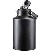 PARACITY 128Oz Gallon Water Bottle, Water Jug With Handle, Large Water Bottle Keeps Hot and Cold, Insulated Water Jug for Sports, Office, Trip or Camping