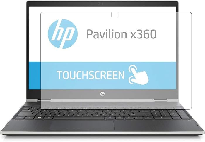 PcProfessional Screen Protector (Set of 2) for HP Pavilion X360 15 CR Series cr0051cl cr0051od 15.6" Touch Screen Laptop Anti Glare Anti Scratch