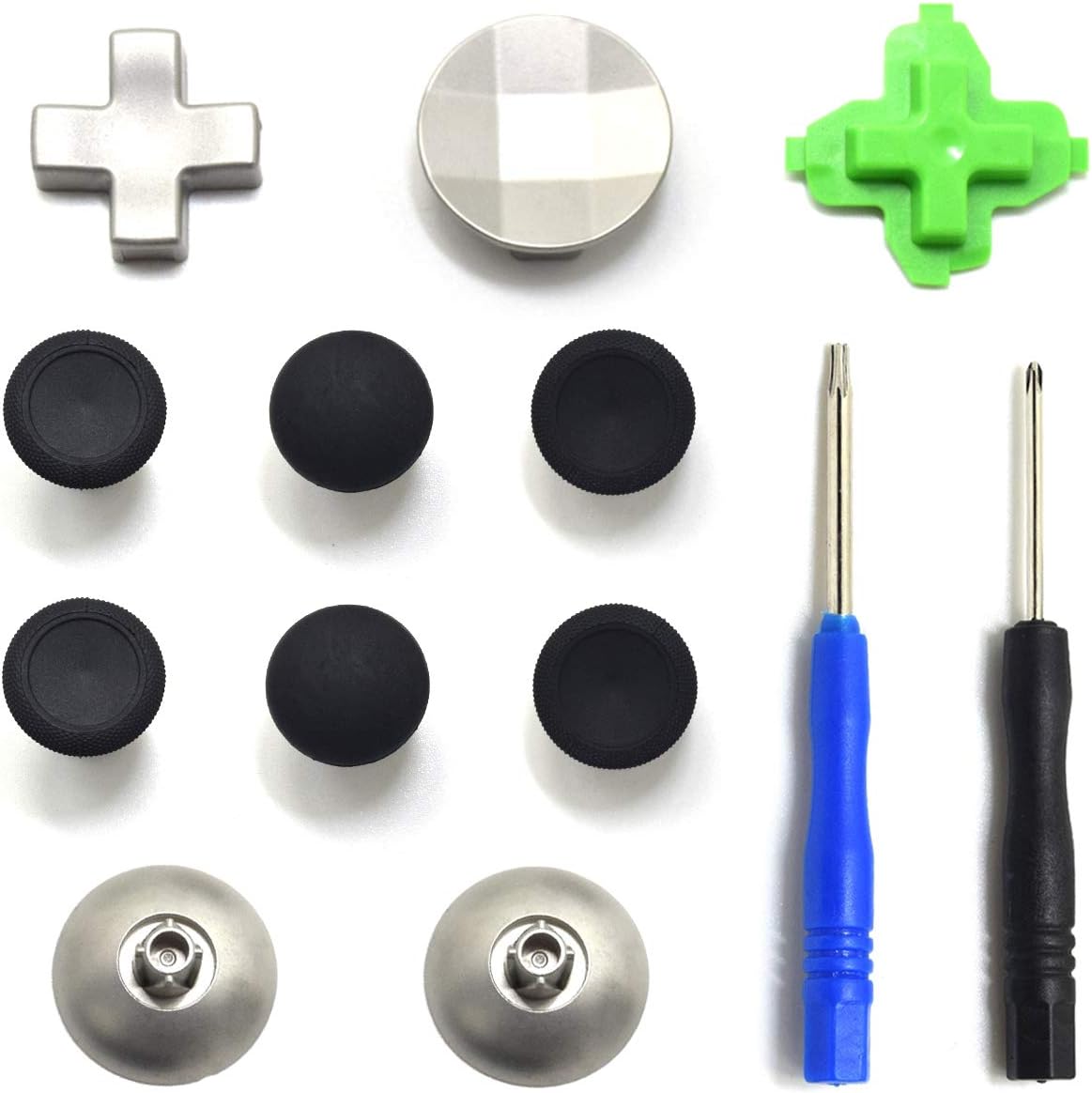 TOMSIN Metal Thumbsticks Analog Joysticks for Xbox one