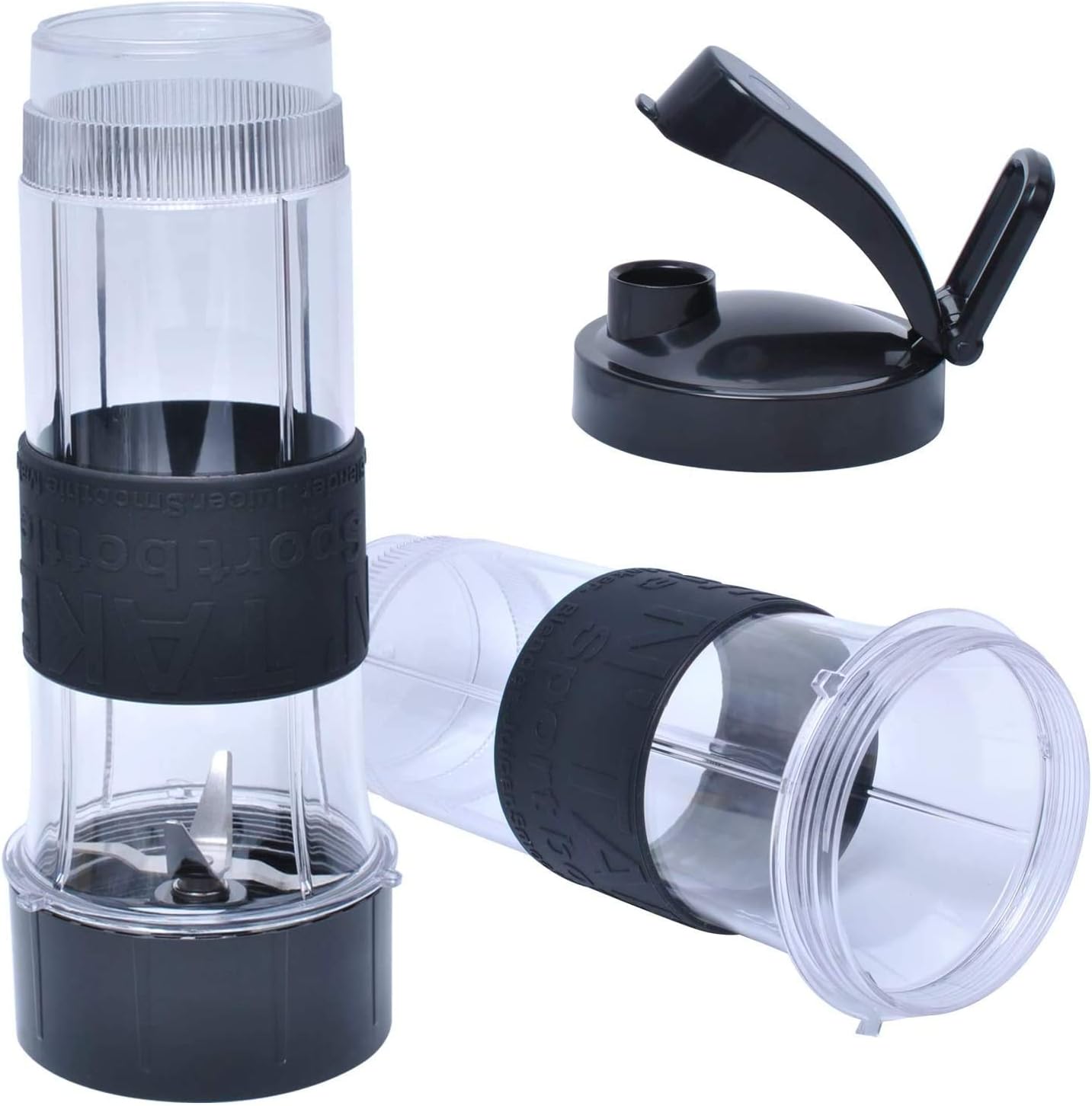 20 oz Tall Cup With Flip Top to Go Lid and Cross Blade Compatible with Magic Bullet 250W MB1001 Blender