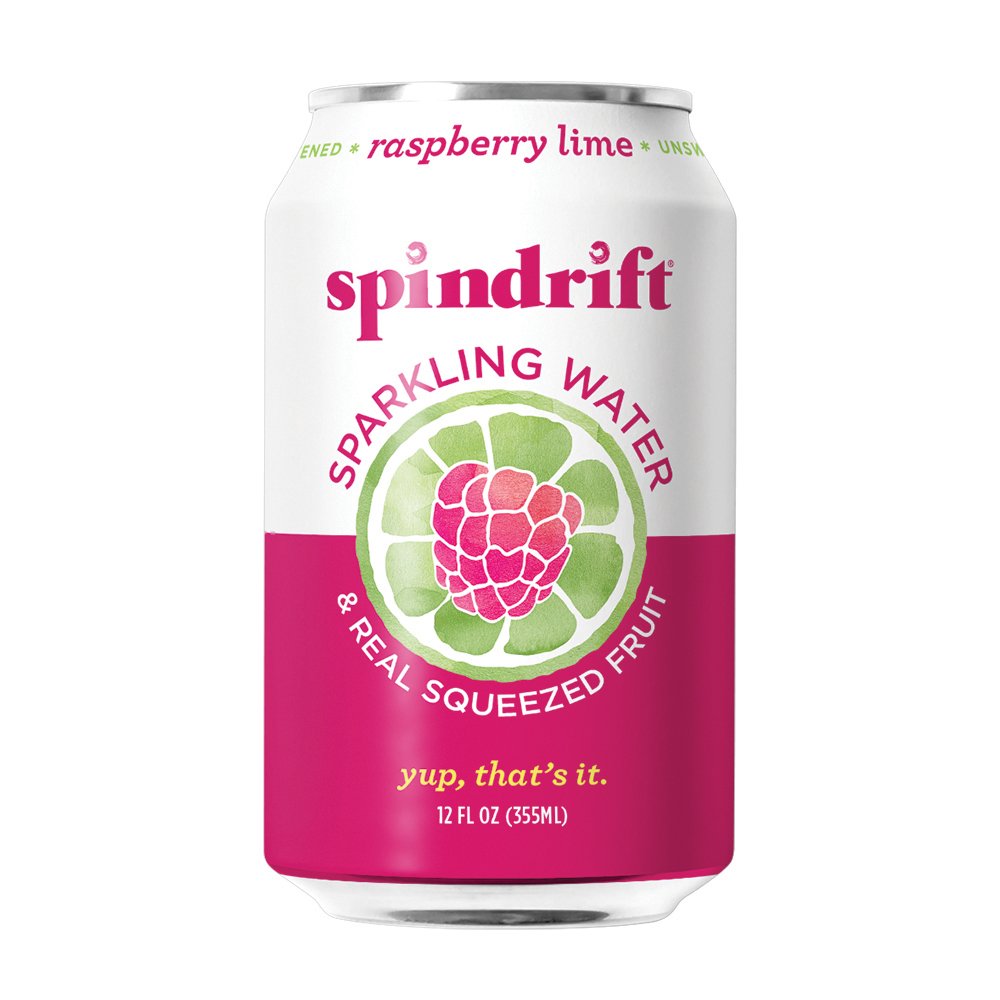 Photo 1 of **3packSpindrift Sparkling Water, Raspberry & Lime, 12 fl oz