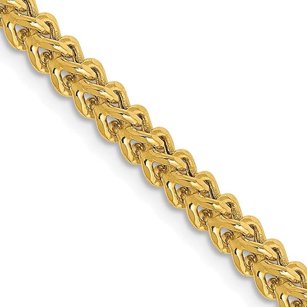 Men's 24" 3mm Franco Chain Necklace - Gold Plated Stainless Steel, Unisex + Gift Box 11 thumbnail image