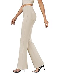 DLOODA Womens Bootcut Dress Pants Business Casual