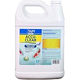API Pond ACCU-Clear (1 Gallon) Water Clarifier - Improves Filter Efficiency | Quickly Cleans Cloudy Pond Water - Treats Up To 19,200 Gallons - Safe for Pets &amp; Wildlife - Weekly Maintenance or As Needed