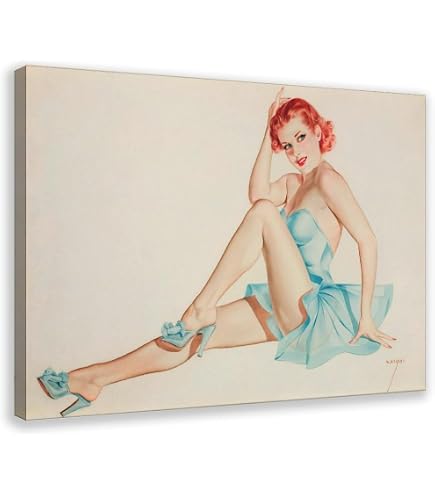 Amazon.com: Vargas Girl - Playboy September 1966 Matte Art Print