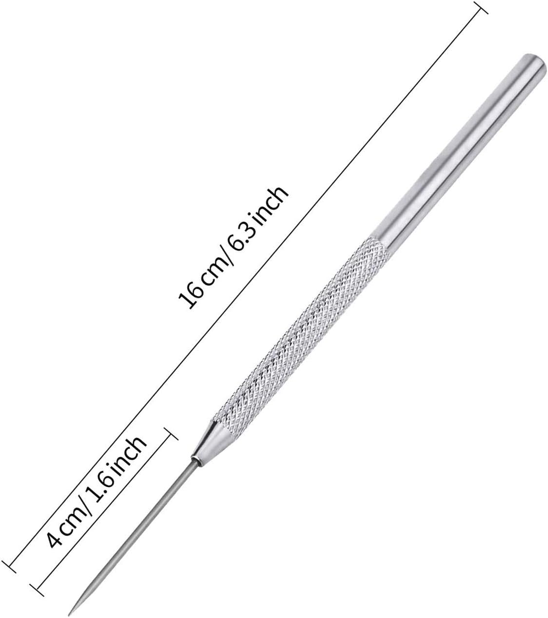 4 Pieces Clay Needle Tools Ceramic Detail Tools - Pottery Sculpture Needle Detail Tool - Clay Modeling Sculpture Playdough Pro Needle Texture Tools for Carving/Scraping, Modeling & Other