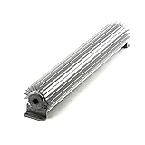 18" Satin Aluminum Finned 1 Single Pass