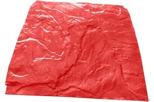Fenteer Concrete Texture Concrete Stamp Mat Realistic Crafting Decoration 45cmx45cm Rock Texture Stone Forms for Sculpting Dr