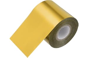 PATIKIL 2"x400Ft Hot Stamping Foil Paper, Heat Transfer Hot Stamping Paper Foil Roll for Leather DIY Logo Decor Craft Gift Pa