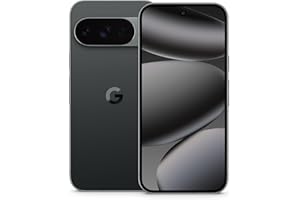 Google Pixel 10 Pro - Unlocked Android Smartphone - Gemini AI Assistant, Triple Rear Camera System, Fast-Charging 24+ Hour Battery, and 6.3" Super Actua Display - Obsidian - 256 GB (2025 Model)
