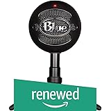Blue Snowball iCE Condenser Microphone, Cardioid - Black (Renewed)