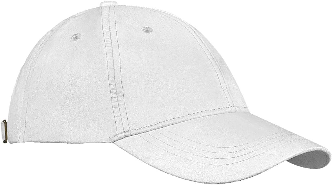 IdealCover Blank Adjustable Classic Suede Cotton Solid Color Plain Baseball Cap Unisex Average Adult Adjustable Suede/Cotton Sport Outdoor (White)