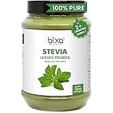 bixa BOTANICAL Stevia Leaf Powder (Stevia Rebaudiana) Natural Herbal Supplement | Natural Alternative of Unprocessed Sugar | Gluten Free, Non-GMO, Steam Treated, Vegan Pure 16 Ounce Pack of 1