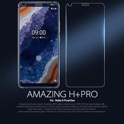 Amazon Com Tempered Glass Film For Nokia 9 Pureview Opdenk