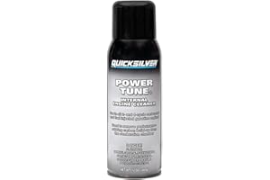 Quicksilver 858080Q03 Power Tune Internal Engine Cleaner for 2-Stroke, 4-Stroke and Fuel-Injected Gas Engines - 12 Oz.