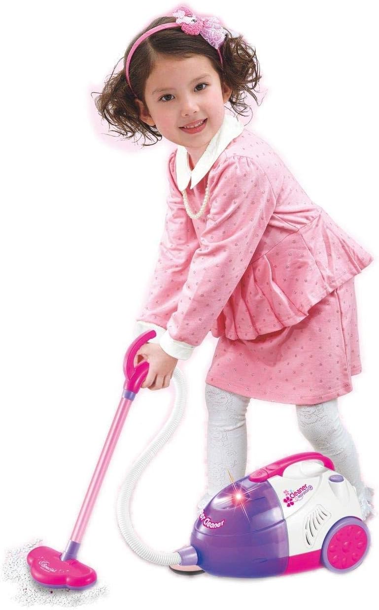 koolbitz Hand Vacuum Cleaner for Kids, Hoover Role Play Cleaner, Realistic Toy with Sound Effect, Educational Household Playset, Kitchen Appliance Pretend Play Toy, Great Gifts for Kids Ages 3 and Up
