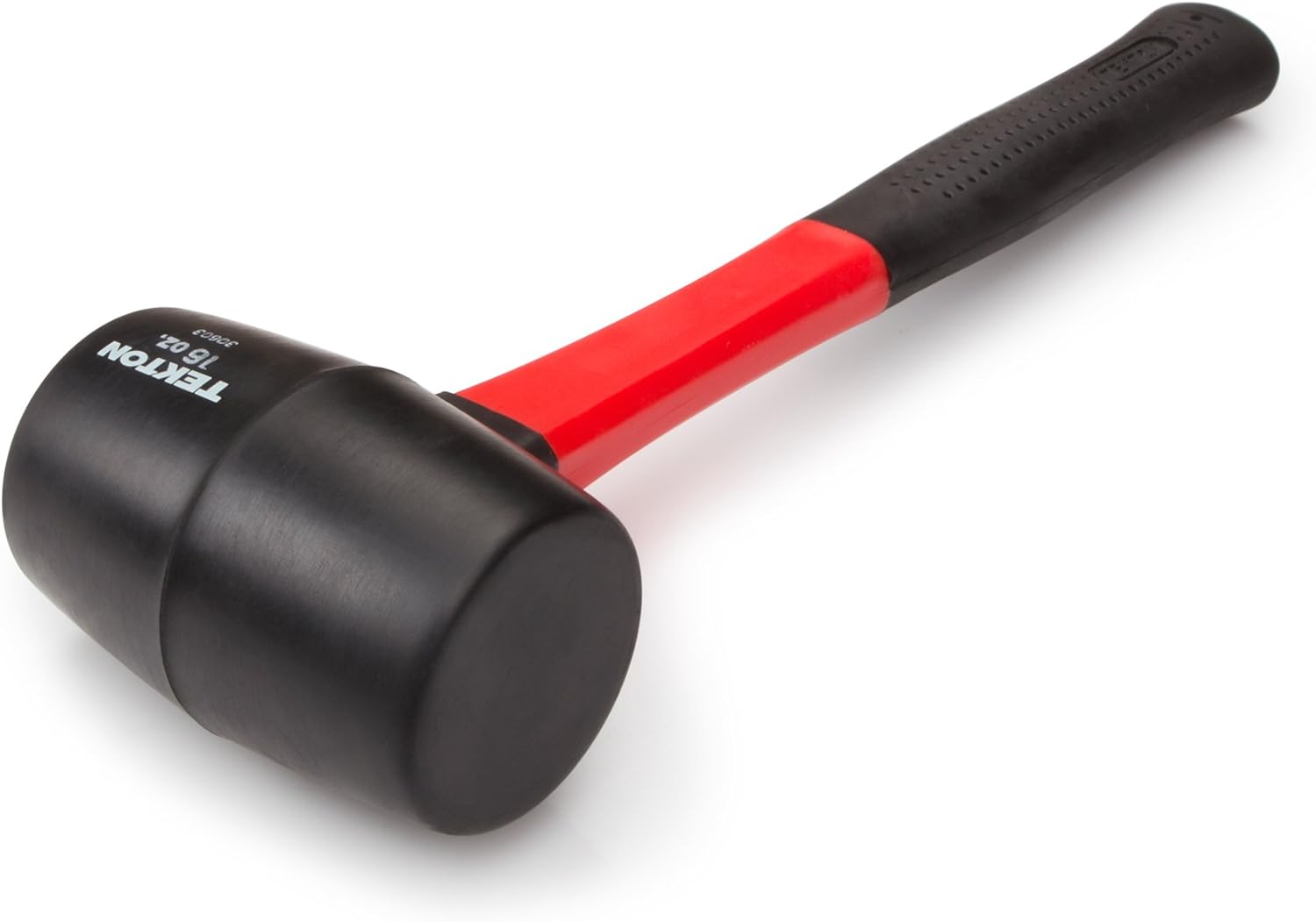 TEKTON 30603 Fiberglass Handle Rubber Mallet, 16Ounce Black