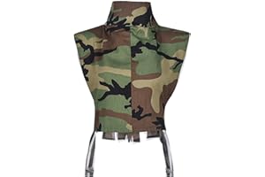 xxxiticat Women's Denim Vest Shirt Sleeveless High Neck Tie Up Buckle Side Open Cutout Hollow Out Cropped Tank Top