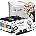 Kingjet Compatible Ink Cartridge Replacement for 950XL 951XL Work with Officejet Pro 8100 8600 8610 8615 8620 8625 8630 Printers, (1Set+1BK) with Updated Chips