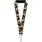 Buckle-Down Lanyard - Lucky Cats