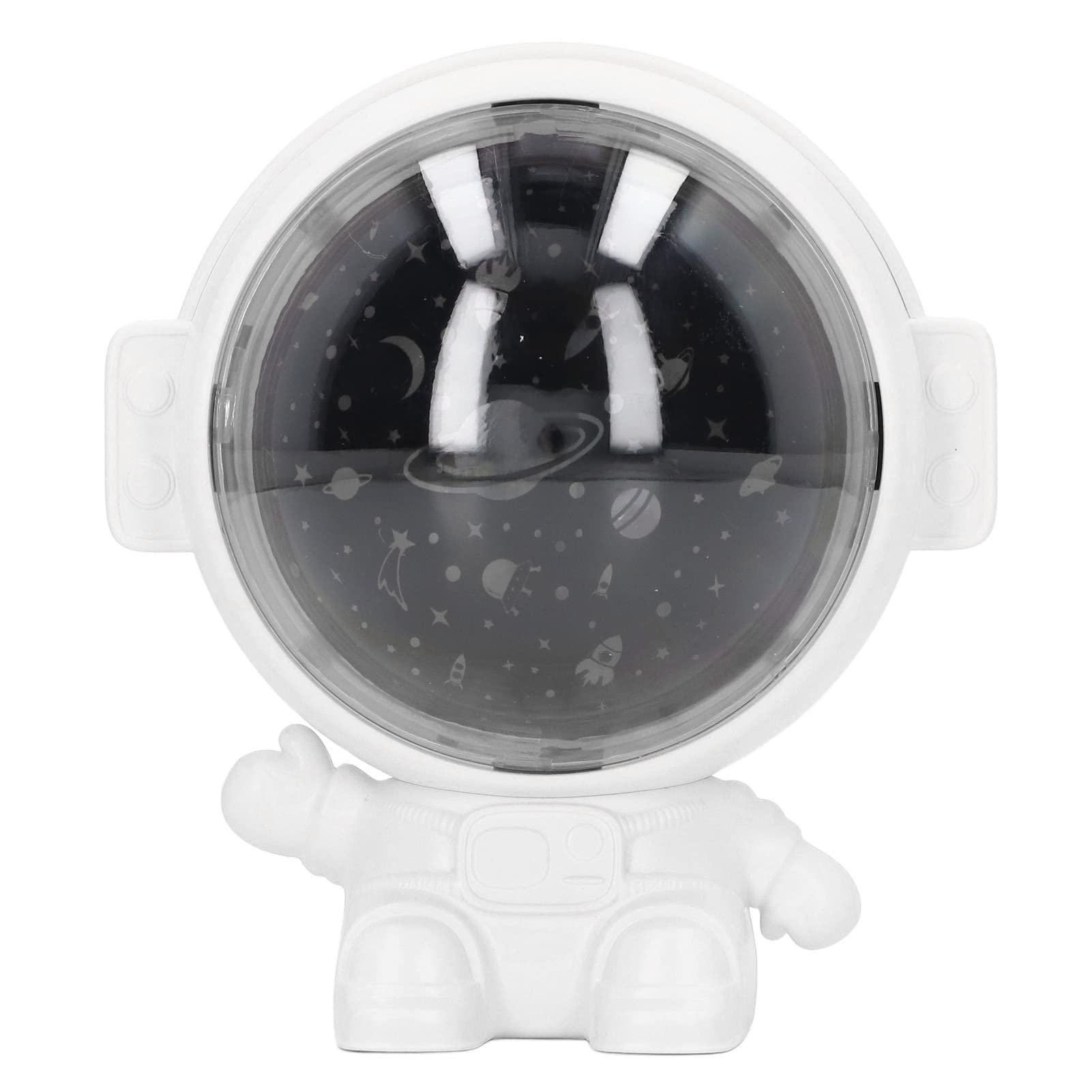 Star Projector Night Lights, Astronaut Space Buddy Projector with Music Function Kids Room Decor Gifts for Christmas, Birthdays, Valentine's Day (White)