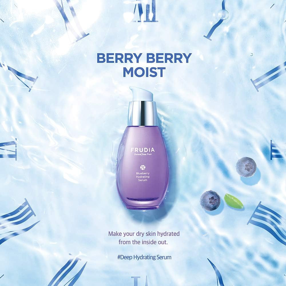 FRUDIA. Blueberry Moisturizing Hydrating Serum. Blueberry Extracts with Anthocyanin. Intense Hydration and Soothing. Provides Vitality and Skin Softness. Content 50 ml - Image 4
