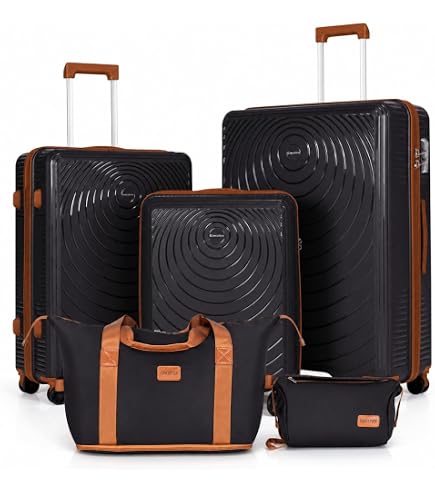 Amazon.com | SHOWKOO Luggage Sets 3 Piece Softside Expandable