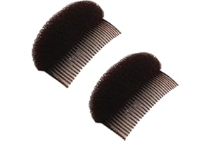 2PCS Bump It Up Volume Inserts Beehive Hair Styler, 29 Teeth Insert Tool Hair Comb Bouffant Padding Bun Maker, Multifunctiona