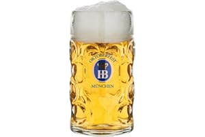 1 Liter HB " Hofbrauhaus Oktoberfest Edition" Dimpled Glass Beer Stein