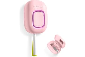 Hipykat Toothbrush Sanitizeri Case with U V-C Lights, Dryer Heating, Fan Drying - Rechargeable Portable Toothbrush Cover, Mag