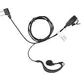 JEUYOEDE GXT1000VP4 G Shape Earpiece Headset with Mic Compatible with Midland LXT500VP3 LXT600VP3 GXT1050VP4 Radio