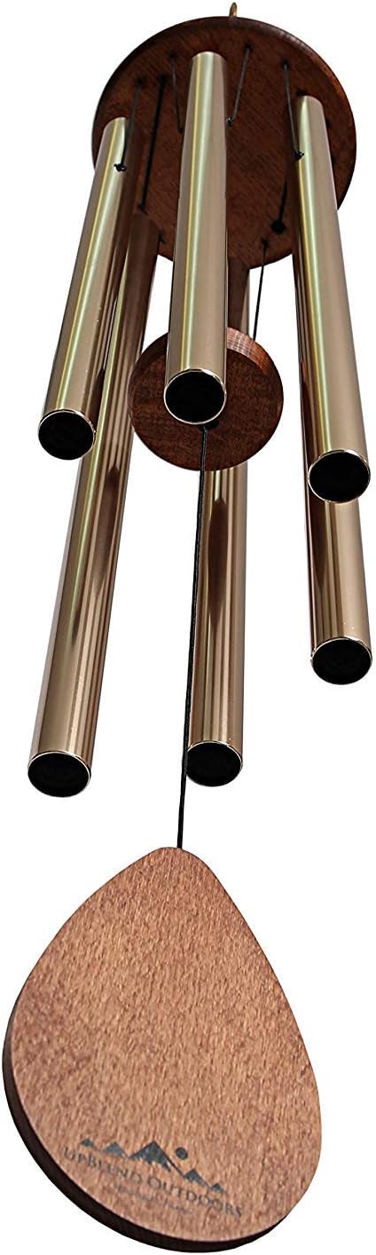 UpBlend Outdoors Large Wind Chime - The Classic Havasu is 38” Total Length - Hand-Tuned and Beautiful as a Gift or for Your Patio, Garden, and Outdoor Home décor : Garden & Outdoor