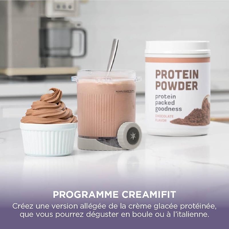 CREAMi Sorbetière Scoop and Swirl avec 2 pots, 13 modes NC701EUSTGD