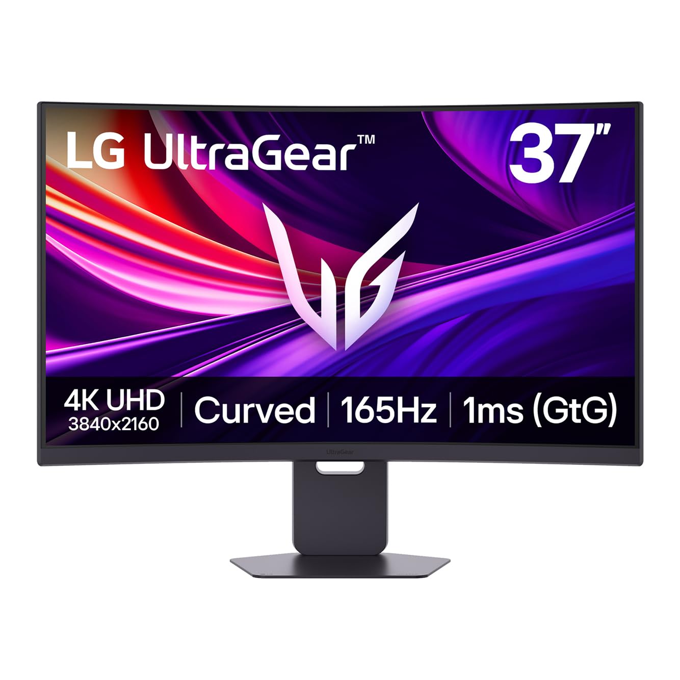 LG UltraGear G8 37G800A-B Gaming Monitor | 37" 4K UHD Curved VA, Black