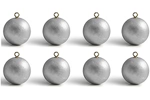 ECOFT Lead Free Fishing Weights Sinkers 20g-200g Coated Egg Sinkers Cannonball Weights Assorted Sizes Bag and Fishing Weights Assortment Box Non-Lead Fishing Weights Saltwater Freshwater