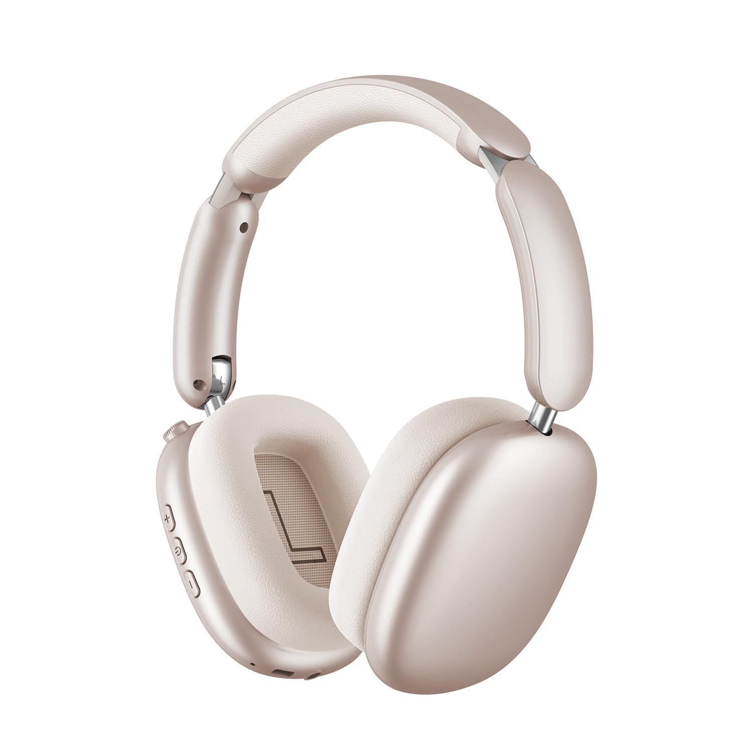 Photo 1 of Wentronic Y02 Active Noise Cancelling Headphones,60H Battery,5 EQ Music Modes,Hi-Res Audio,Deep Bass,Foldable Wireless Over Ear Bluetooth 5.4 Headset,Breathable Leather Earpads (Starlight)