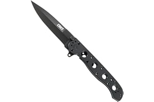 CRKT M16-03KS Folding Pocket Knife: Sandvik Steel Blade with Stainless Steel Handle, Carson Flipper Opening, and Frame Lock