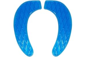 Washable Gel Toilet Seat Cushion Cover Pad - Comfortable Bathroom Seat, Tank Lid Pads for Travel, Clear Soft Toilet Seat Prot