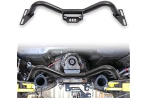 ELITEWILL Adjustable Transmission Crossmember with Black Powder Coating Fit for 1963-1987 C10 / C20 / Blazer / Suburban Adjustable Center Tab Compatible with All GM Truck Automatic Transmissions