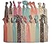 Hair Ties Ponytail Holders - 100 Pack No Crease Ouchless Elastic Styling Accessories Pony Tail Holder Ribbon Bands - By Kenz Laurenz