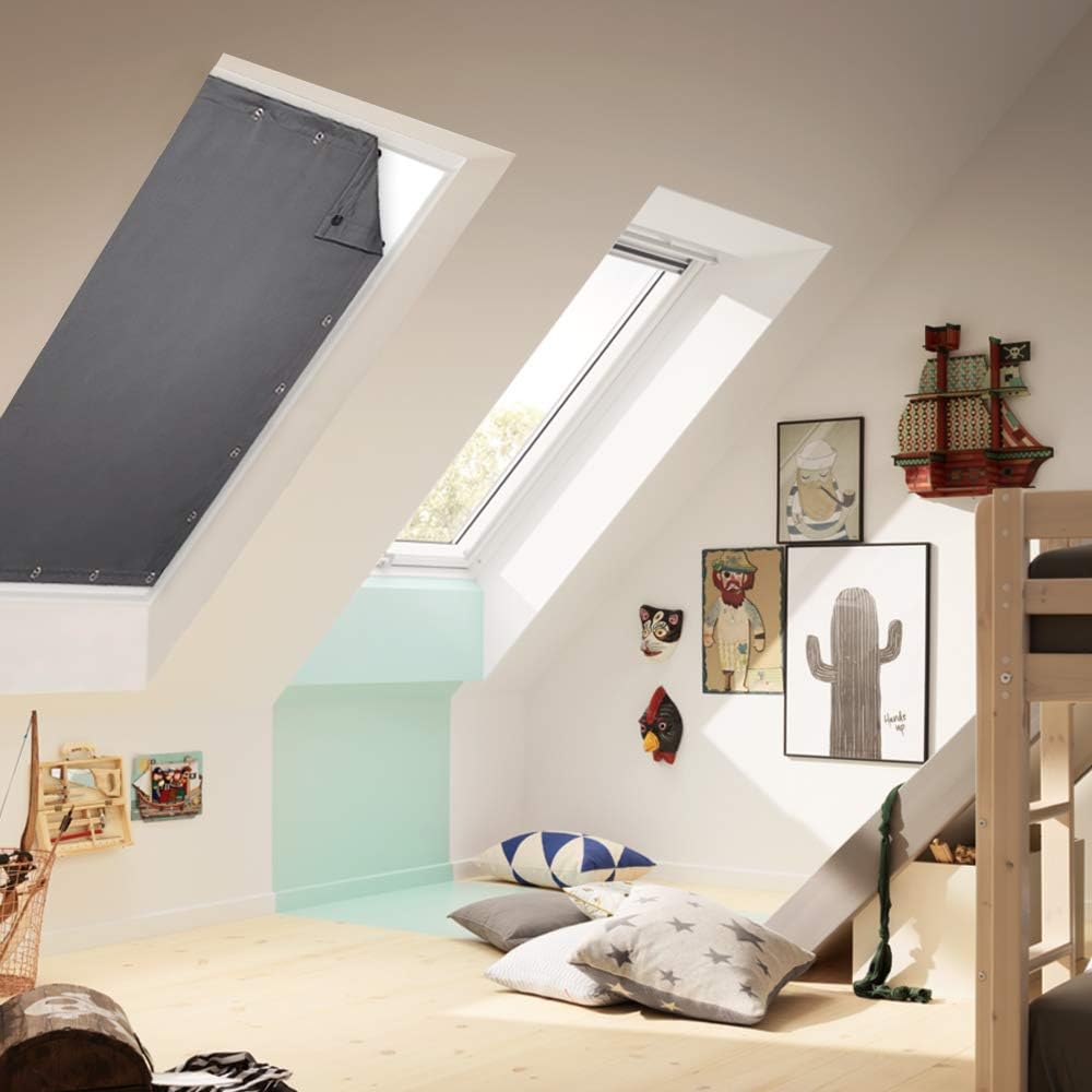 Voxloud Com Dimension 130 X 198 Cm Pony Dance Rideau Occultant De Fenetre 1 Pc Gris Portable Store Thermique Lumineux Bloquer Pour Mieux Dormir Du Bebe Draperies Avec Ventouses De Tous Cotes Ameublement