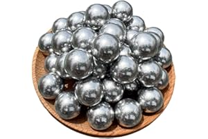 40MAX 100 Pcs 68 Caliber Paintball Ammo Practice Paintball 7.1 Grams Solid Aluminum Fit for SD/LE T4E HDS HDR with Max Power for Training and Target Practice, metal