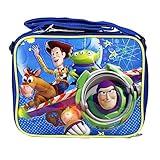 Disney Toy Story Black Boys Lunch Bag Woody and Buzz Light Year