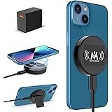 KKM Magnetic Wireless Charger, Compatible with MagSafe Charger, 15W Fast Charging Pad for iPhone 13/13 Pro/13 Pro Max/13 mini