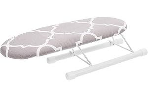 Gatuida Mini Ironing Board Sleeve Pad 26cm X 11cm X 8cm Mesh Panel Ironing Accessory for Clothes Sleeves