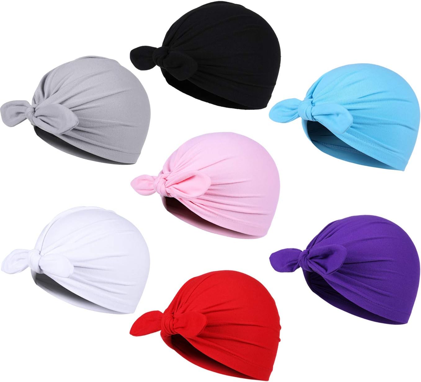 Baby Hat Newborn Girls & Boys Cap Soft Cotton Beanie Cute Knot Bow Turban