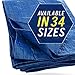 Tarp Cover 40X60 Blue, Waterproof, Great for Tarpaulin Canopy Tent, Boat, RV or Pool Cover!!!