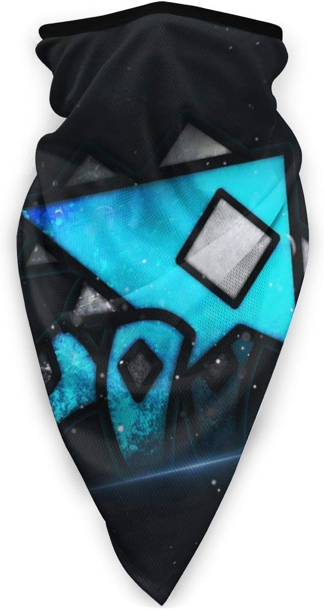 Blue Geo-me-Try Dash Men Women Protective Mask Windproof Sports Mask Face Neck Gaiter Warmer Outdoor