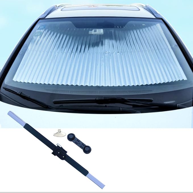 WONDERHOO Car Windshield Sun Shade Accordion Style